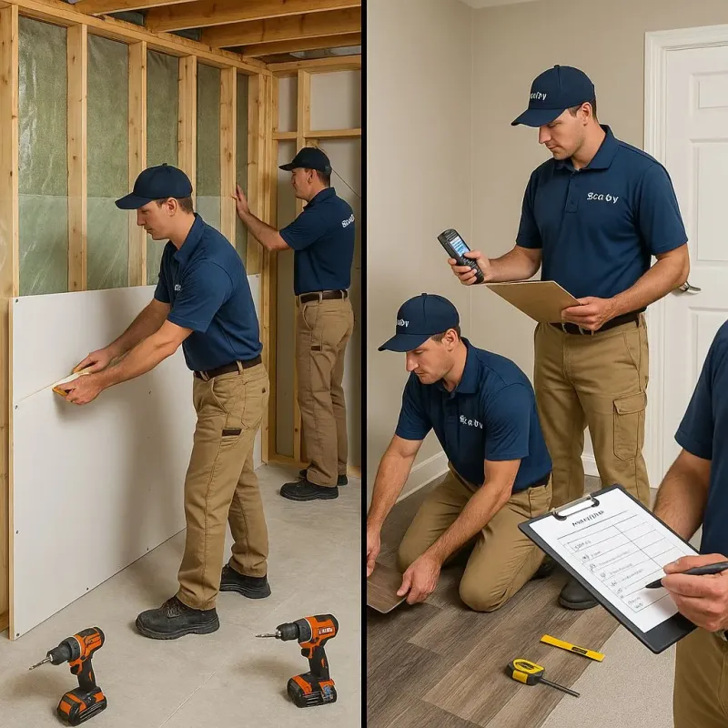 Repairs and Reconstruction process in Dorneyville, PA